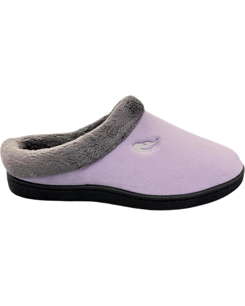 PANTOFOLE PLUMAFLEX 12230 LILLA HOLLAND RICAMO PIUMA MORADO