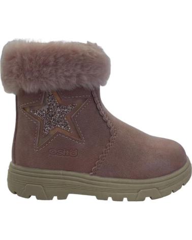 CONGUITOS BOTAS NINA OSITO BY OSSH129003 PINK  BEIGE
