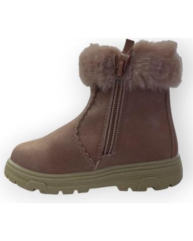 CONGUITOS BOTAS NINA OSITO BY OSSH129003 PINK  BEIGE