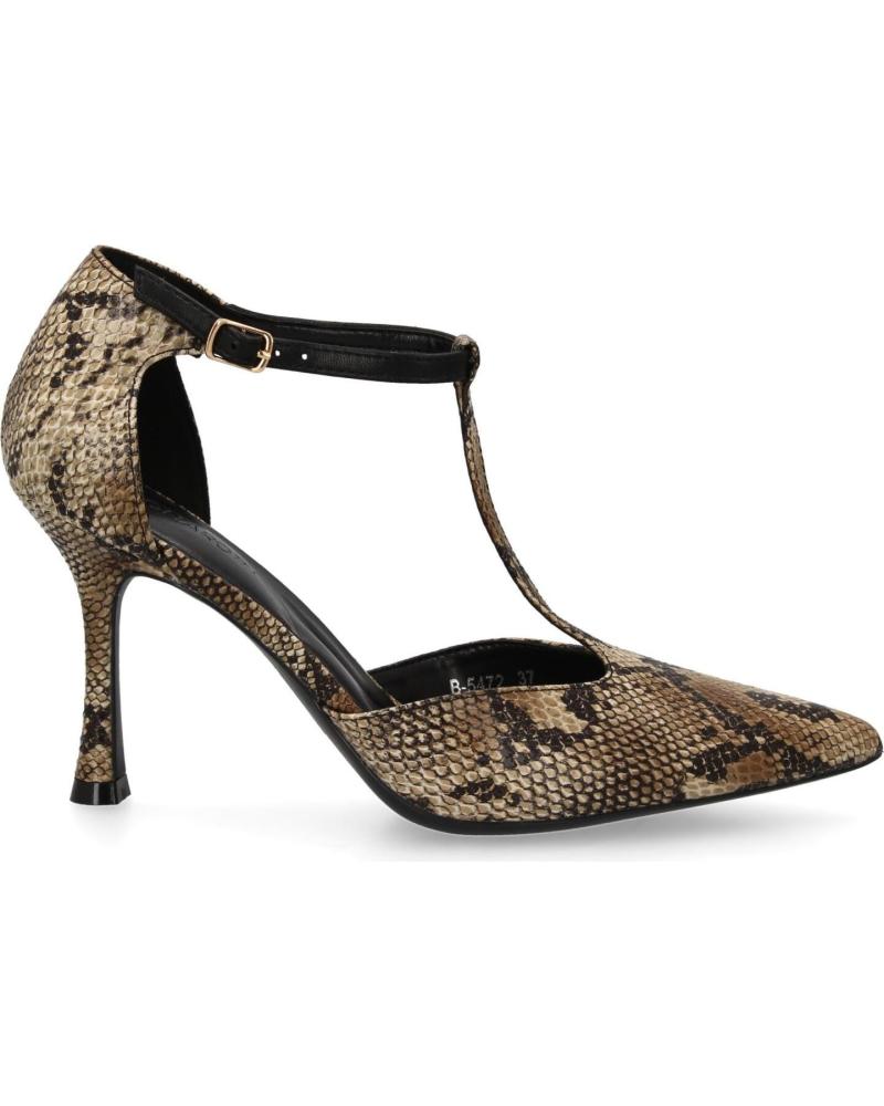 SPORT3PUNTO0 B-5471 HIGH HEELS BEIGE MIT T-RIEMEN VARIOS COLORES