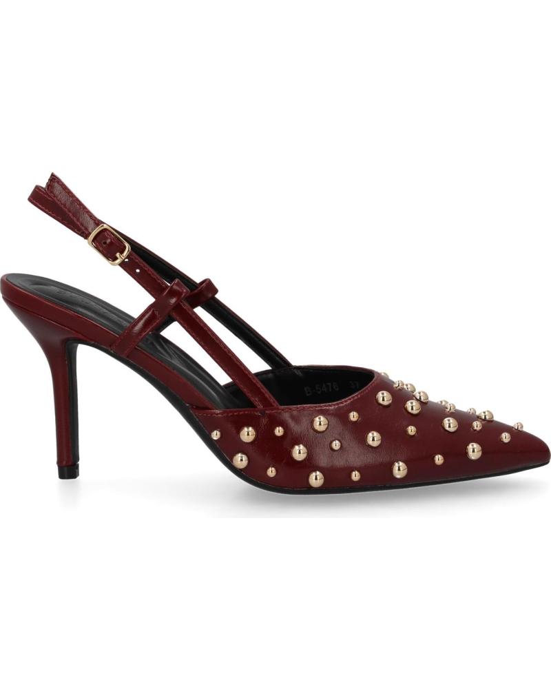 SPORT3PUNTO0 B-5476 BURGUNDY HEELED SHOES WITH STUDS VARIOS COLORES