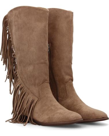 SPORT3PUNTO0 S-5523 STIEFEL BEIGE MIT FRANSEN VARIOS COLORES