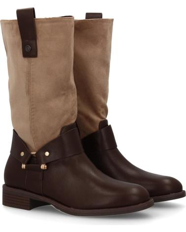 BIKER-STIEFEL SPORT3PUNTO0 AW-5461 KHAKI MIT METALL-DETAILS VARIOS COLORES