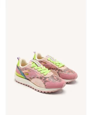GIOSEPPO ZAPATILLAS PIEL Y REJILLA CAVENDISH ROSA