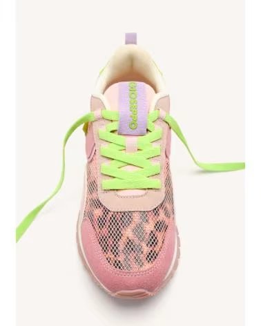 GIOSEPPO ZAPATILLAS PIEL Y REJILLA CAVENDISH ROSA