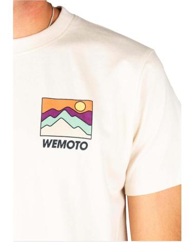 T-SHIRT WEMOTO BEIGE AVEC IMPRIMÉ MONTAGNES BEIGE