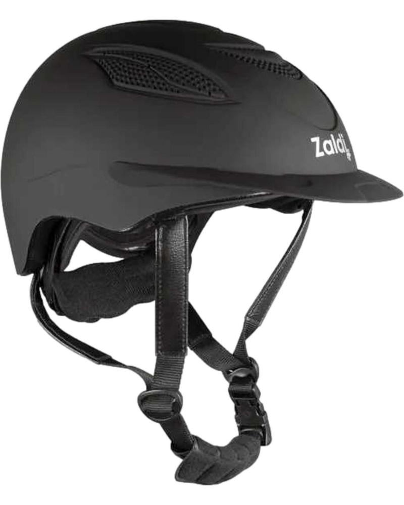 ZALDI HORSE RIDING HELMET BLACK NEGRO