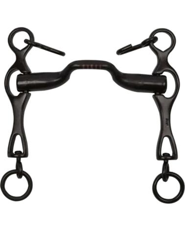 ZALDI EMBOCADURA HÍPICA PRETA NEGRO