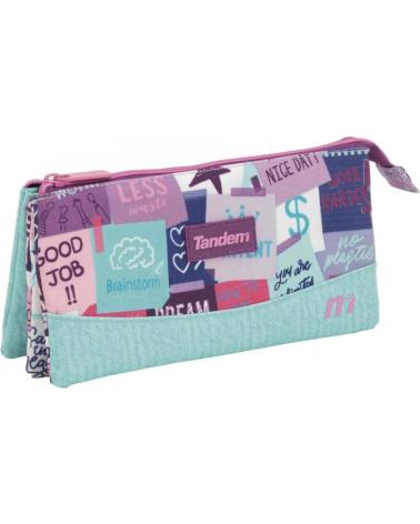 ESTOJO ESCOLAR SPORT TANDEM MULTICOLOR COM DESIGN GRÁFICO MULTICOLOR