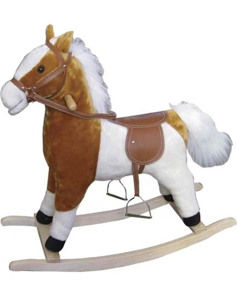 TOY PLANET CABALLO BALANCÍN CLÁSICO MARRÓN MARRON