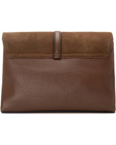 BOLSO BANDOLERA CARMELA 186189 EN PIEL MARRÓN MARRóN
