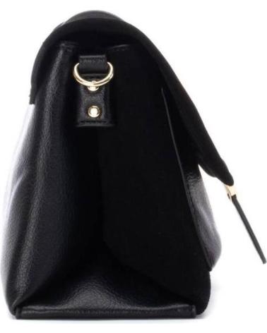 BOLSO BANDOLERA CARMELA 186189 EN PIEL NEGRA NEGRO