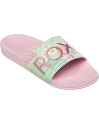 ROXY SLIPPY PINK SLIDES ROSA