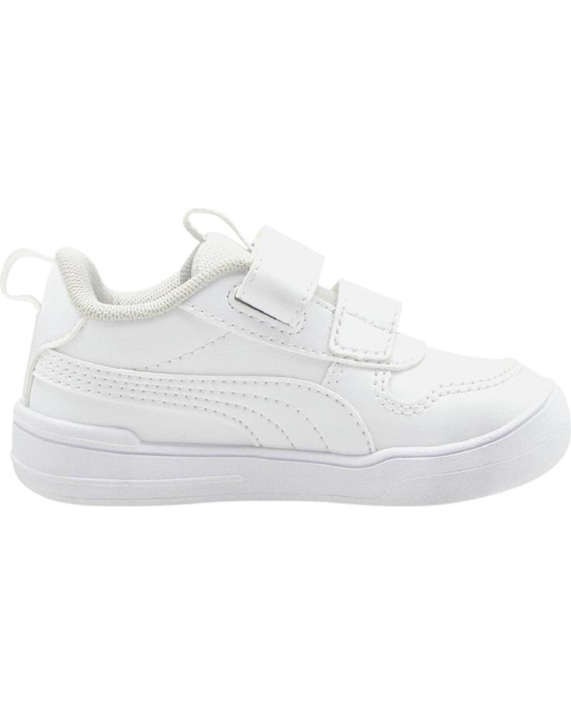 PUMA BASKETS MULTI FLEX BLANCHES POUR BÉBÉ BLANCO