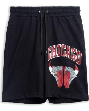 AREA ZERO CHICAGO SNEAKERS BLACK SPORTS SHORTS NEGRO