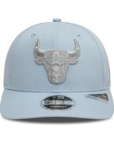 NEW ERA 9FIFTY CHICAGO BULLS METALLIC LIGHT BLUE CAP CELESTE