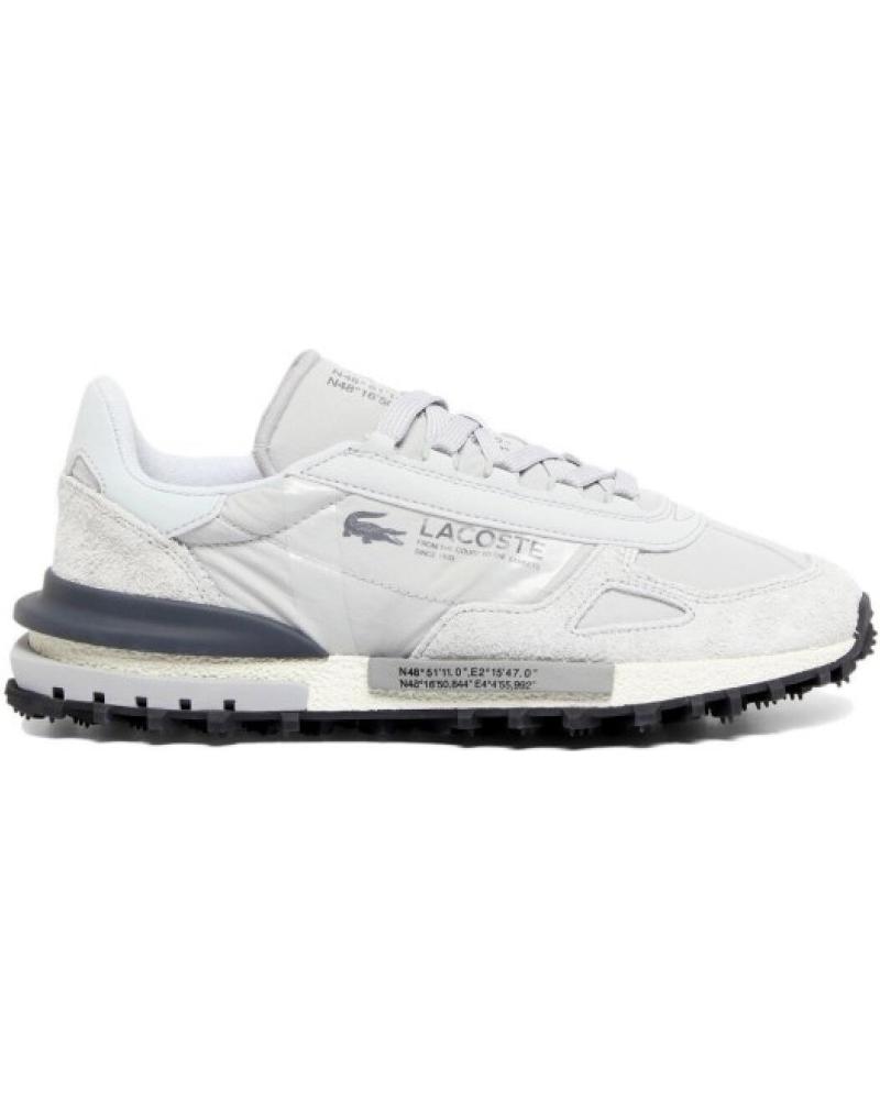 BASKETS LACOSTE ELITE ACTIVE 125 2 SMA GRIS GRIS