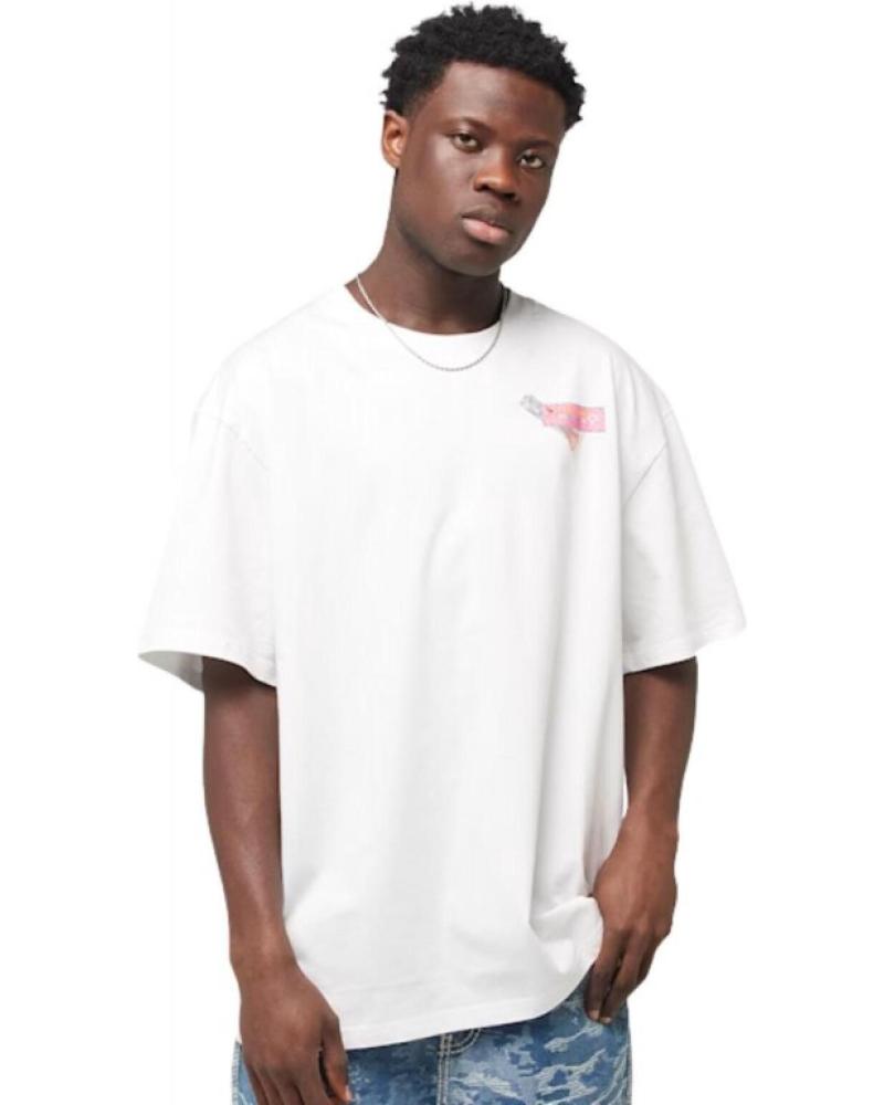 KARL KANI BUBBLEGUM TEE BLANC