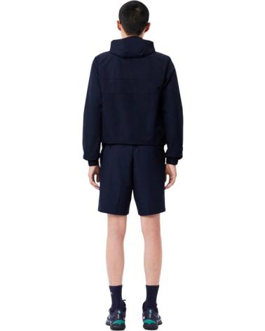 LACOSTE RHOMBUS TAFFETA NAVY TENNIS SHORTS MARINO