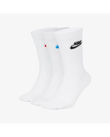 NIKE SPORTSWEAR EVERYDAY ESSENTIAL CALCETINES 3-PACK BLANCOS DX5025 BLANCO