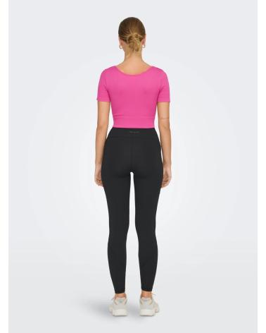 ONLY TOP SPORTIF COURT MANCHES COURTES 15317056 ROSE ROSA