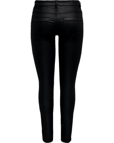 ONLY PANTALONE SKINNY EFFETTO CERATO NERO 15312520 NEGRO