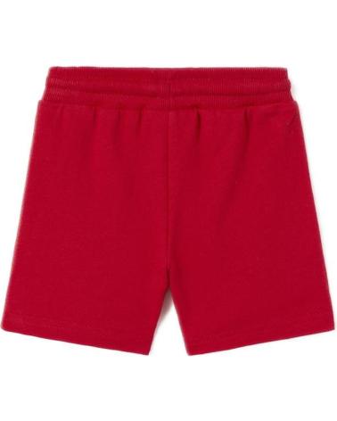 PANTALÓN CORTO DEPORTIVO MAYORAL DE FELPA 621 ROJO ROJO