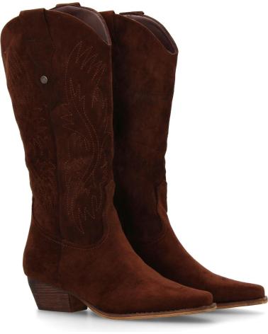 BOTAS ALTAS DE CAMURÇA SPORT3PUNTO0 A-2442 CAFÉ VARIOS COLORES