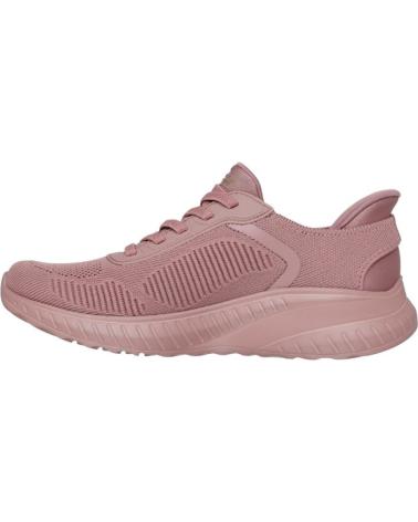 SKECHERS BOBS SQUAD CHAOS CURRENT MUSE PINK SNEAKERS 117497-ROS ROSA-ROSA