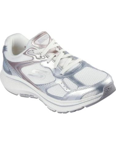 SKECHERS GO RUN CONSISTENT 2.0 VOLT WHITE SILVER RUNNING SHOES BLANCO-PLATA