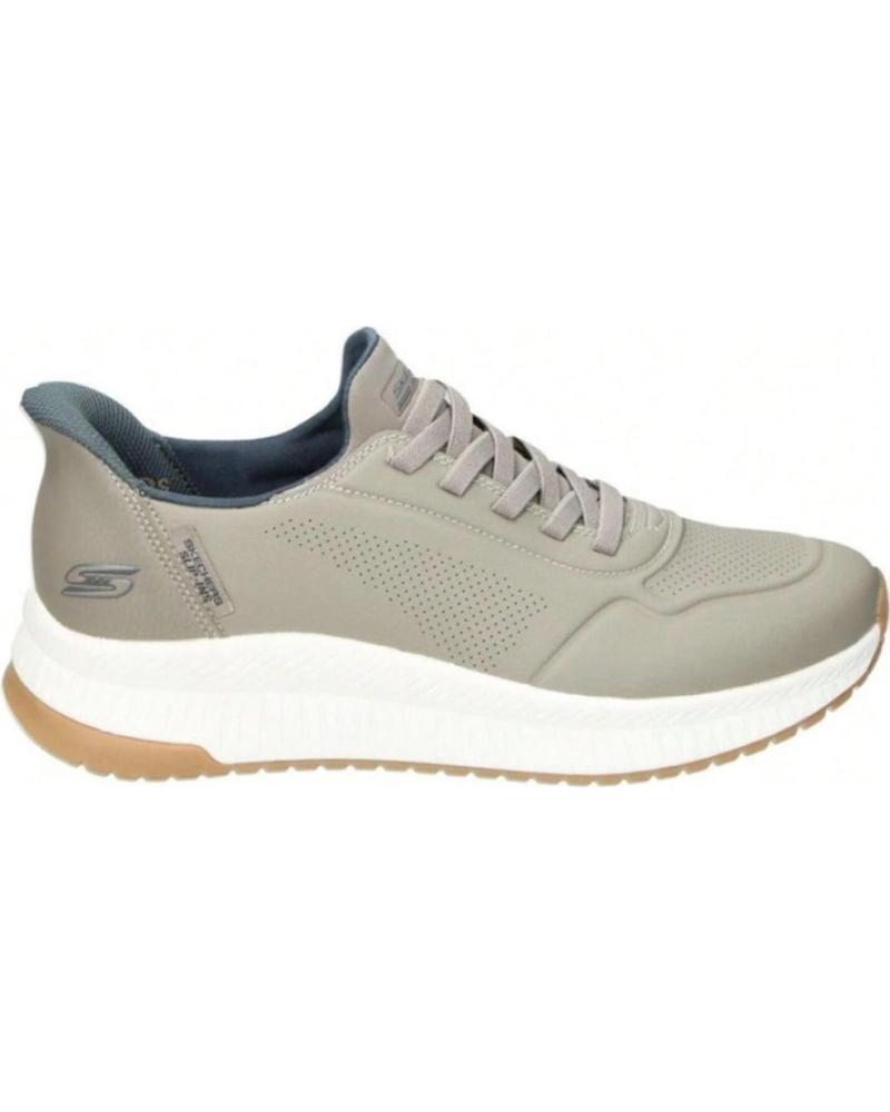 SKECHERS SLIP-INS BOBS SQUAD ZAPATILLAS KAKI VERDE VERDE