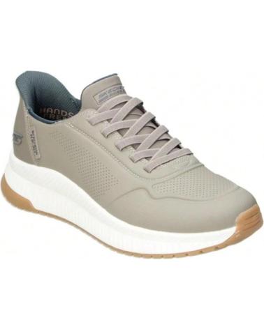 SKECHERS SLIP-INS BOBS SQUAD ZAPATILLAS KAKI VERDE VERDE