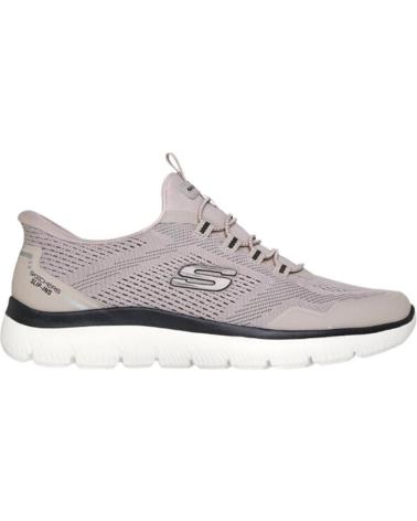 SKECHERS SLIP-INS SUMMITS SNEAKER TAUPE FÜR HERREN MARRóN