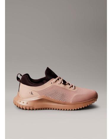 SCARPE DA GINNASTICA CALVIN KLEIN EVA RUNNER SOCK MIX MG NUDE NUDE