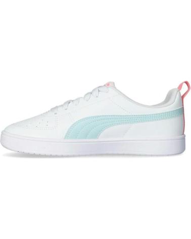 PUMA RICKIE JR WHITE GREEN SNEAKERS MODEL 384311-42 BLANCO