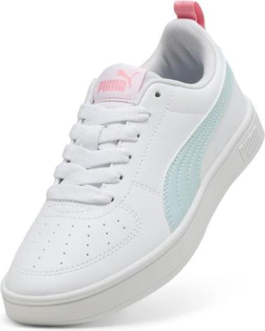 PUMA RICKIE JR WHITE GREEN SNEAKERS MODEL 384311-42 BLANCO