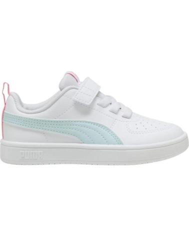 PUMA RICKIE FREIZEIT-SNEAKER WEISS HELLBLAU 385836-42 NAN