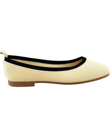 JIMMY LION WOMEN'S BALLET FLATS WITH BLACK TRIM ROJO