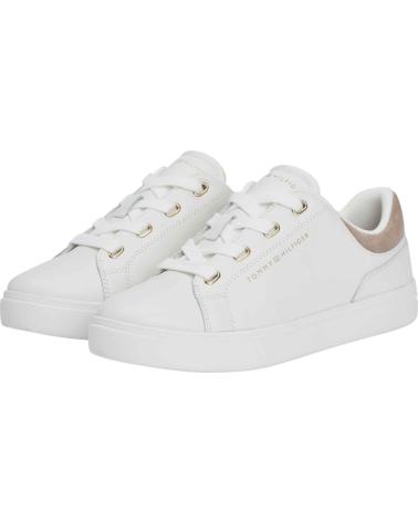 TOMMY HILFIGER DEPORTIVO MUJER FW08816 BLANCO
