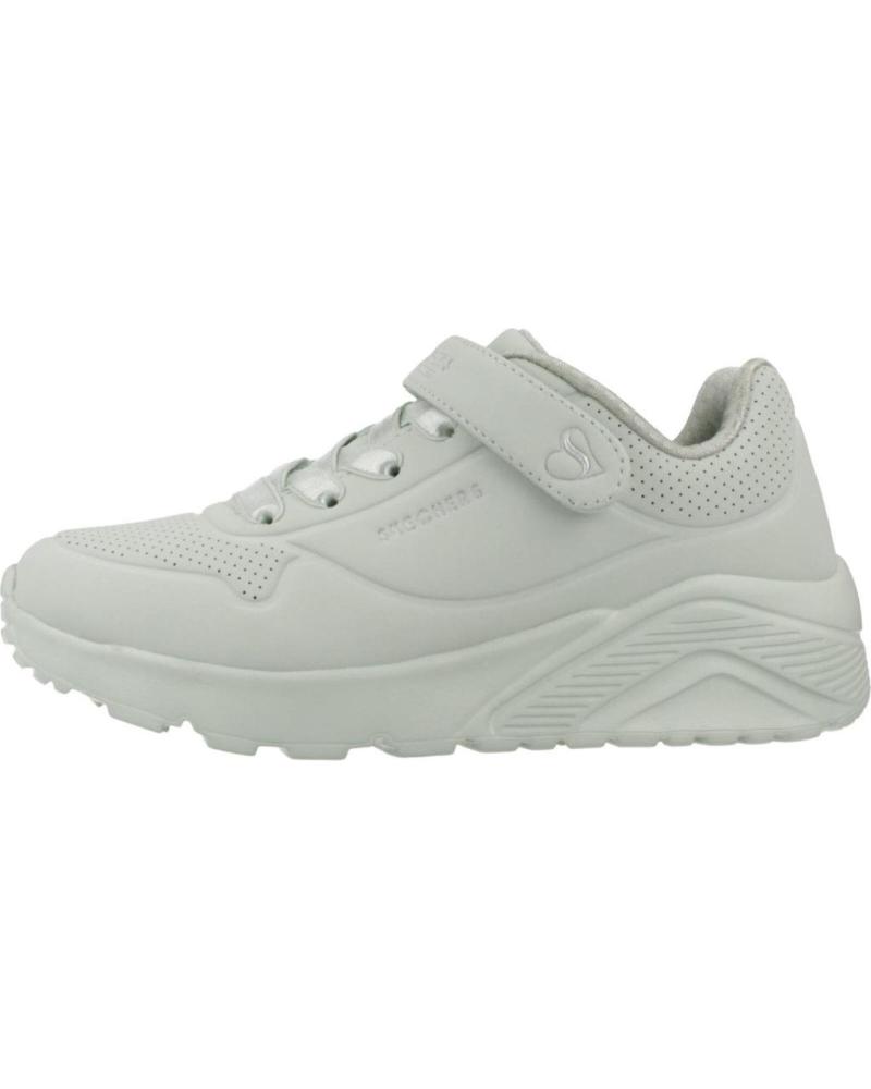 BASKETS DÉCONTRACTÉES SKECHERS UNO LITE POUR FILLE - VERT SAUGE SAGE