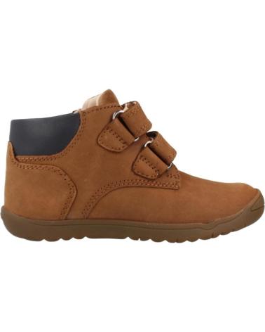BOTTES GEOX B MACCHIA C6627 MARRON POUR ENFANT AVEC FERMETURE ADHÉRENTE C6627