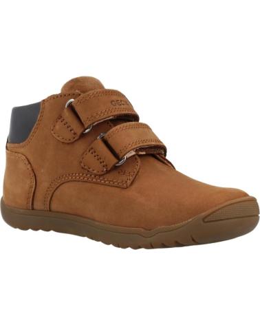 BOTTES GEOX B MACCHIA C6627 MARRON POUR ENFANT AVEC FERMETURE ADHÉRENTE C6627