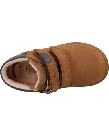 BOTTES GEOX B MACCHIA C6627 MARRON POUR ENFANT AVEC FERMETURE ADHÉRENTE C6627