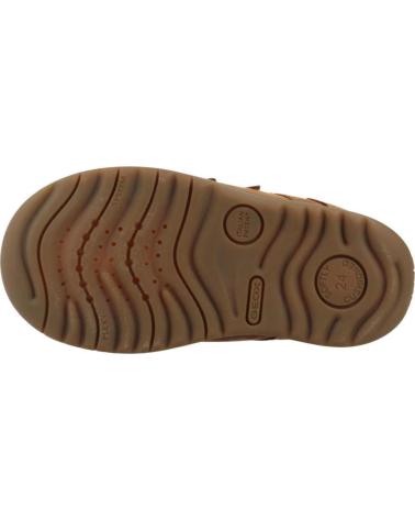 BOTTES GEOX B MACCHIA C6627 MARRON POUR ENFANT AVEC FERMETURE ADHÉRENTE C6627