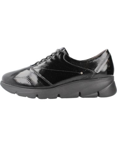 SAPATILHAS FLUCHOS BONA F1357 PRETAS DE VERNIZ PARA MULHER NEGRO