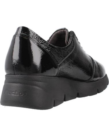 BASKETS FLUCHOS BONA F1357 NOIRES EN CUIR VERNI POUR FEMME NEGRO
