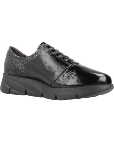 BASKETS FLUCHOS BONA F1357 NOIRES EN CUIR VERNI POUR FEMME NEGRO