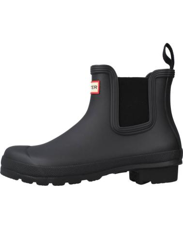 HUNTER BOTINES MUJER MODELO ORIGINAL CHELSEA COLOR NEGRO BLK