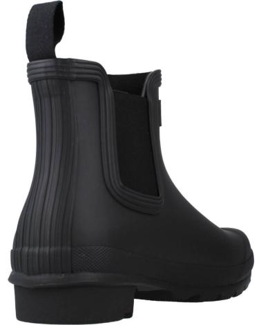HUNTER BOTINES MUJER MODELO ORIGINAL CHELSEA COLOR NEGRO BLK