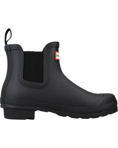 HUNTER BOTINES MUJER MODELO ORIGINAL CHELSEA COLOR NEGRO BLK